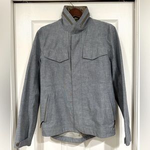 Levi Strauss & Co Upper Layer Rain Jacket - Size Small - Light blue